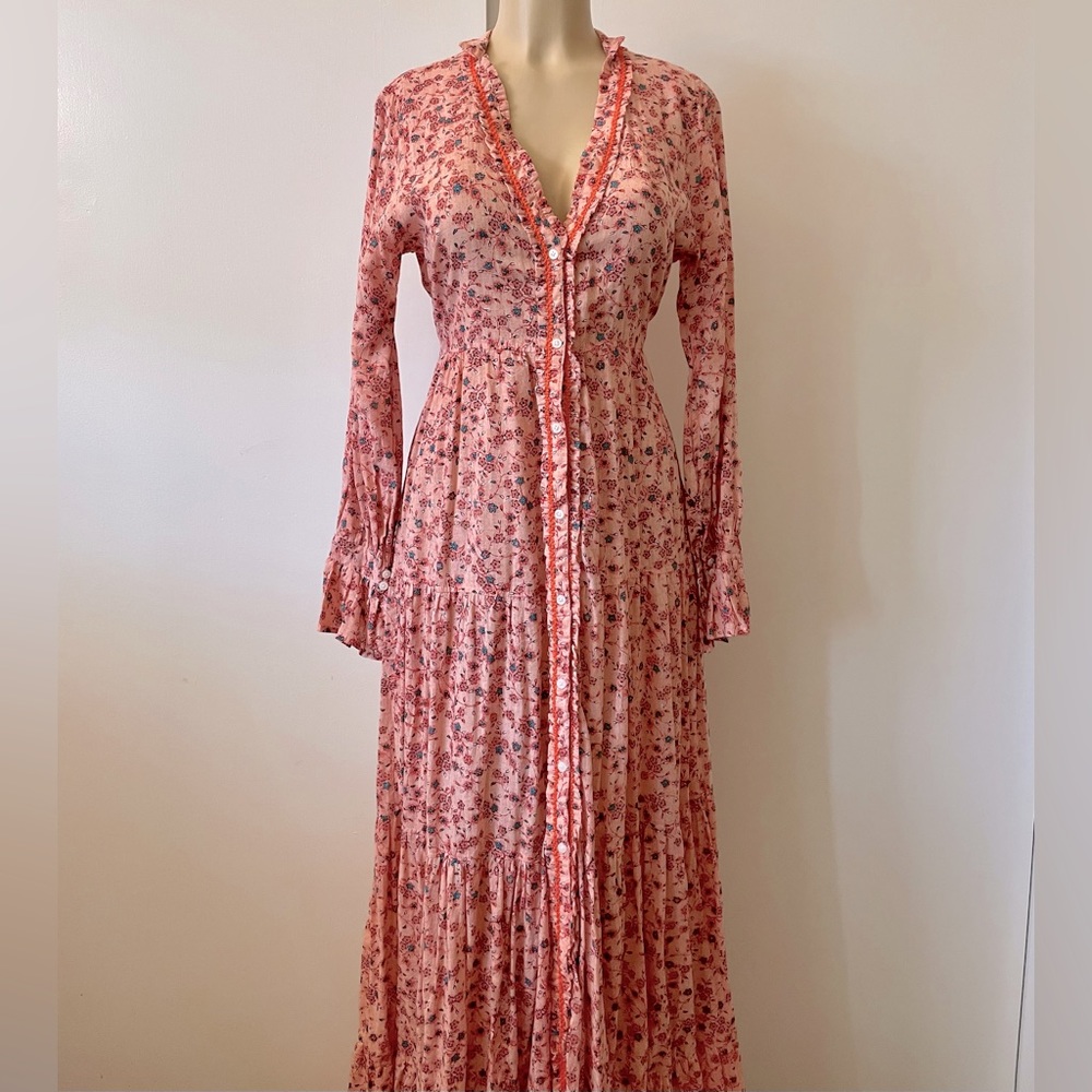 Poupette St Barth tiered maxi dress